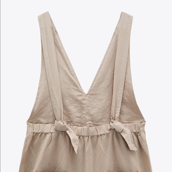 COPY - COPY - NWOT Zara Linen Blend Jumpsuit - Picture 9 of 10